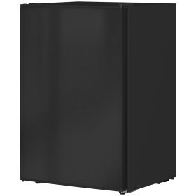 2.5 Cu.Ft Mini Fridge, Single Door Compact Refrigerator with Freezer, Adjustable Thermostat, Reversible Door, Black