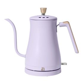 1-Liter Electric Gooseneck Kettle 1200 W, Lavender by Drew Barrymore