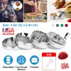 Herb Spice Tobacco Grinder 2.5-inch 4-Piece Zinc Alloy Hand Crank Crusher Kitchen Mill with Pollen Scraper