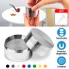 Magnetic Herb Spice Tobacco Grinder 2-inch 4-Piece Zinc Alloy Crusher Kitchen Mill with Pollen Scraper