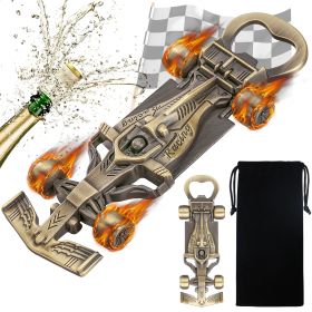 Exquisite Racing Bottle Opener,Meticulously Designed And Made Of Durable Materials, Perfect For Opening Bottles During Sports Events, Parties, Or (Option: Bronze)