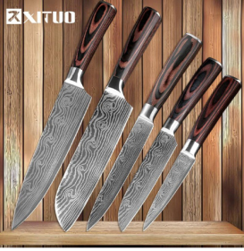 Carpenter's Special Set 6-piece Set 8-piece Set Knife Chef Knife Kitchen Knife Cooking (Style: 5pcs value set)