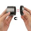 Magnetic Herb Spice Tobacco Grinder 2-inch 4-Piece Zinc Alloy Crusher Kitchen Mill with Pollen Scraper