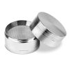 Magnetic Herb Spice Tobacco Grinder 2-inch 4-Piece Zinc Alloy Crusher Kitchen Mill with Pollen Scraper