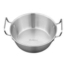 Double Ear Soup Bowl Snack Bowl for Household or Commerial (Color: Retro, Type: 13cm)