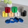 Magnetic Herb Spice Tobacco Grinder 2-inch 4-Piece Zinc Alloy Crusher Kitchen Mill with Pollen Scraper