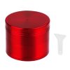 Magnetic Herb Spice Tobacco Grinder 2-inch 4-Piece Zinc Alloy Crusher Kitchen Mill with Pollen Scraper
